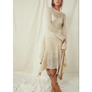 Free People Snowflake Sweater Dress